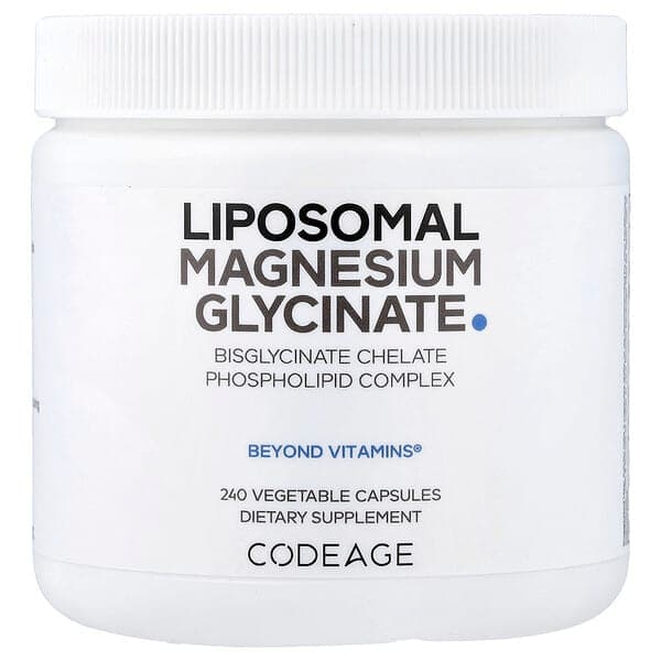 Codeage Liposomal Magnesium Glycinate, 120 Count