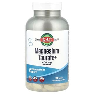 KAL, Magnesium Taurate+, 180 Tablets
