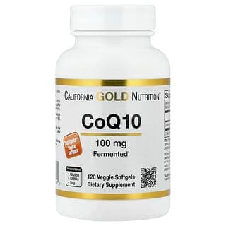 California Gold Nutrition CoQ10 100 mg Veggie Softgels, 120 Count