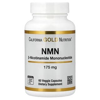 California Gold Nutrition, NMN, 175 mg, 60 Veg Capsules