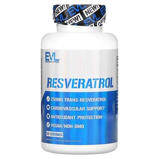 EVLution Nutrition, Resveratrol, 250 mg, 60 Veg Capsules