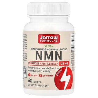 Jarrow Formulas, Vegan NMN, 125 mg, 60 Tablets