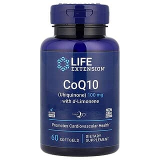 Life Extension, CoQ10 (Ubiquinone) with d-Limonene, 100 mg, 60 Softgels