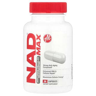 Metabolic Nutrition NAD MAX Anti-Aging Cellular Rejuvenator, 30 Capsules