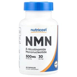 Nutricost, NMN, 60 Capsules (250 mg per Capsule)