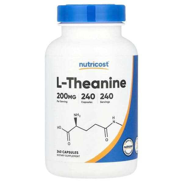 Nutricost L-Theanine 200mg, 30 Count