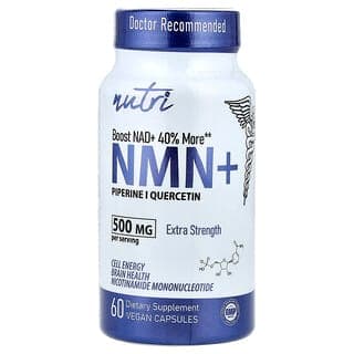 Nutri, NMN+, 60 Vegan Capsules