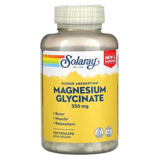 Solaray Magnesium Glycinate 350 mg, 120 Veg Caps