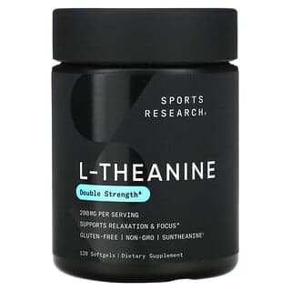 Sports Research L-Theanine 200 mg, 120 Softgels