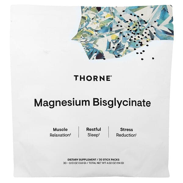 Thorne Magnesium Bisglycinate, 30 Stick Packs