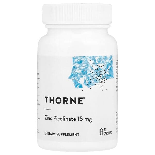Thorne Zinc Picolinate 15 mg, 180 Capsules