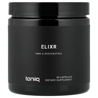 Toniiq, Elixr, NMN & Resveratrol, 90 Capsules