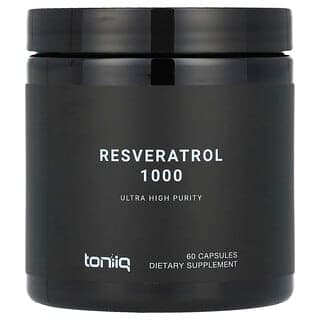 Toniiq Resveratrol 1000, 60 Capsules
