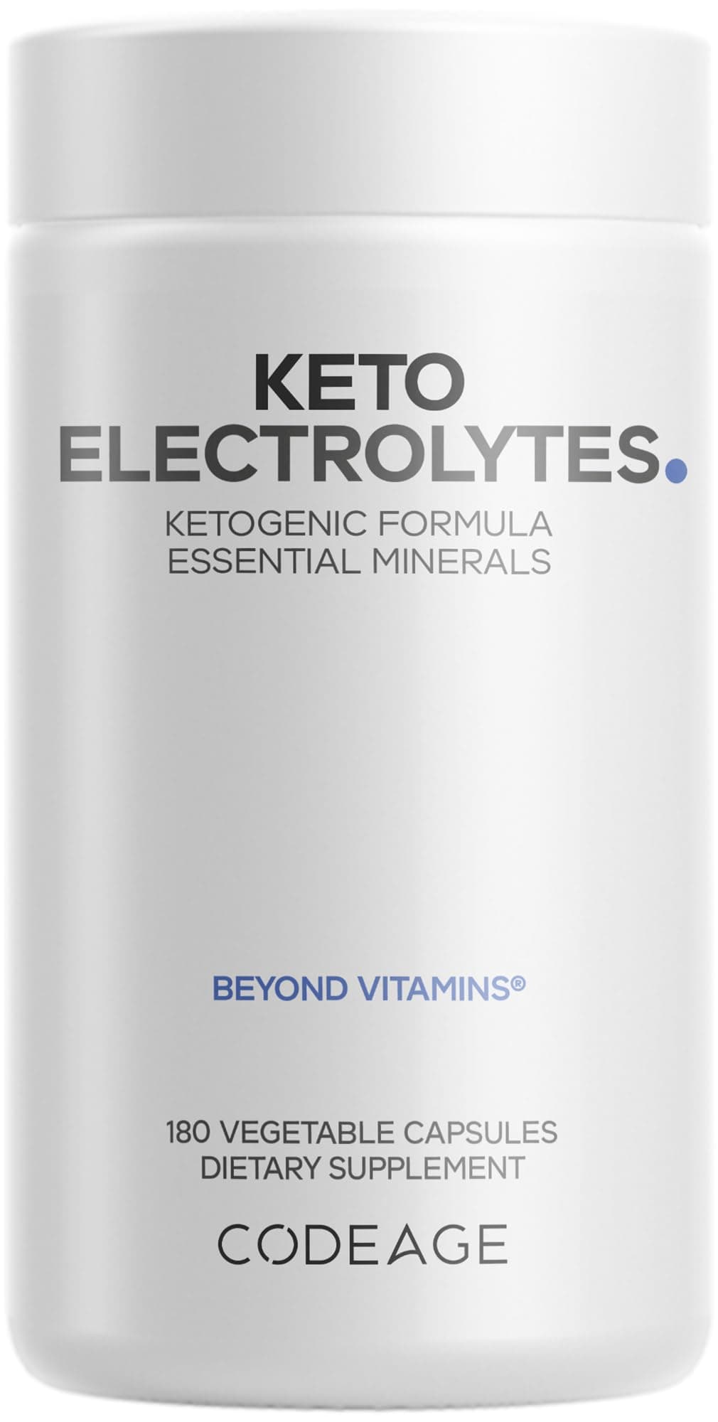 Codeage Keto Electrolytes Tablets, 180 Capsules