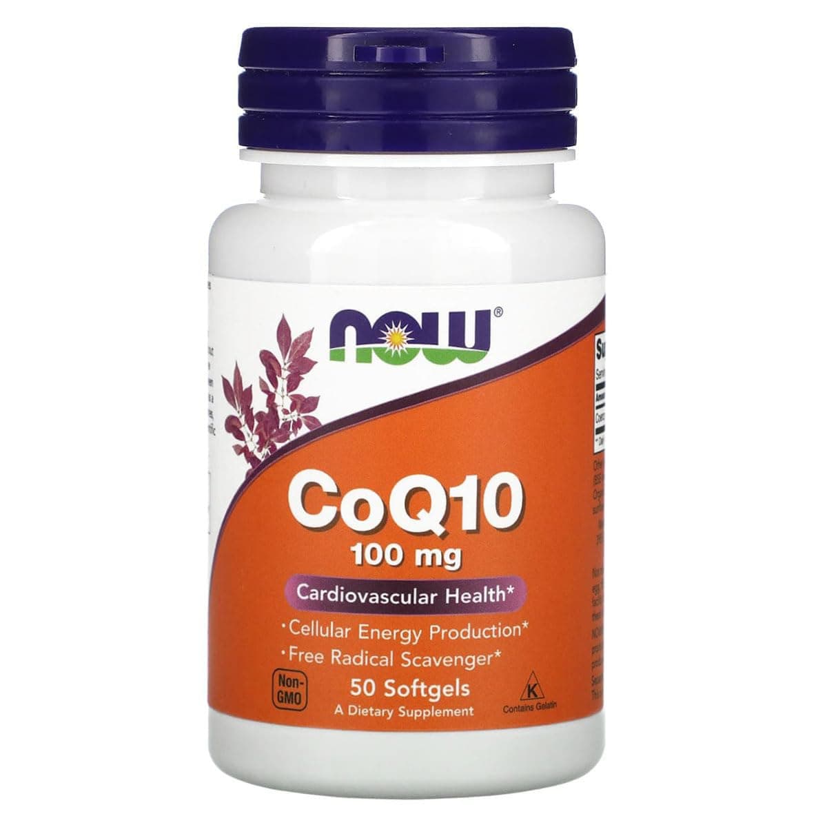 NOW Foods CoQ10 Cardiovascular Health 100 mg. - 50 Softgels
