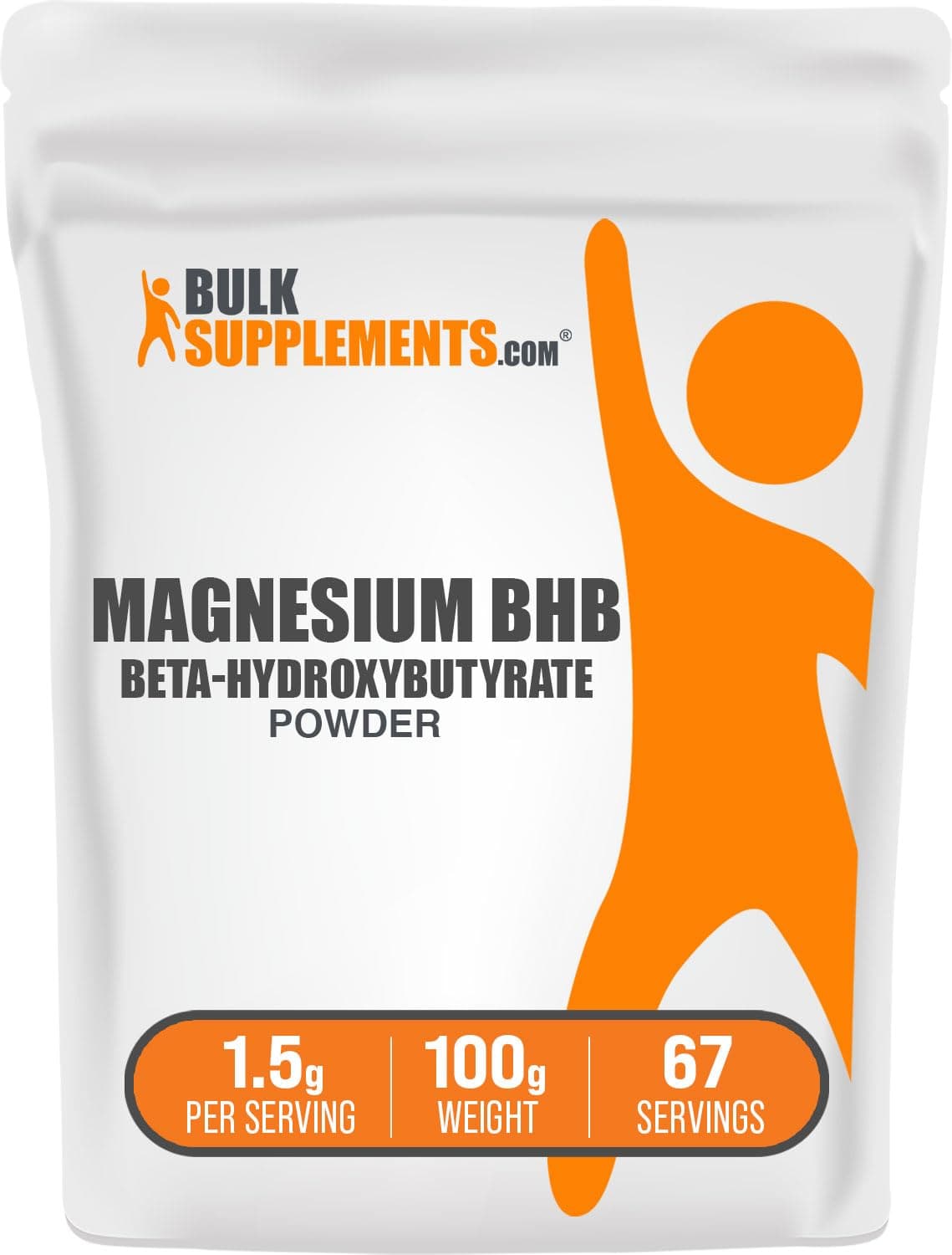 BulkSupplements Magnesium BHB Powder, 100g