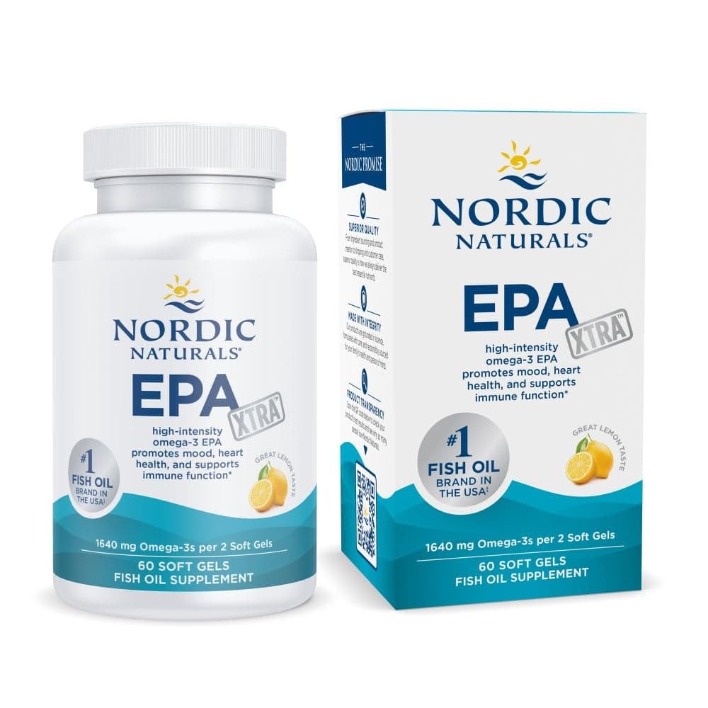 Nordic Naturals EPA Xtra Lemon, 60 Soft Gels