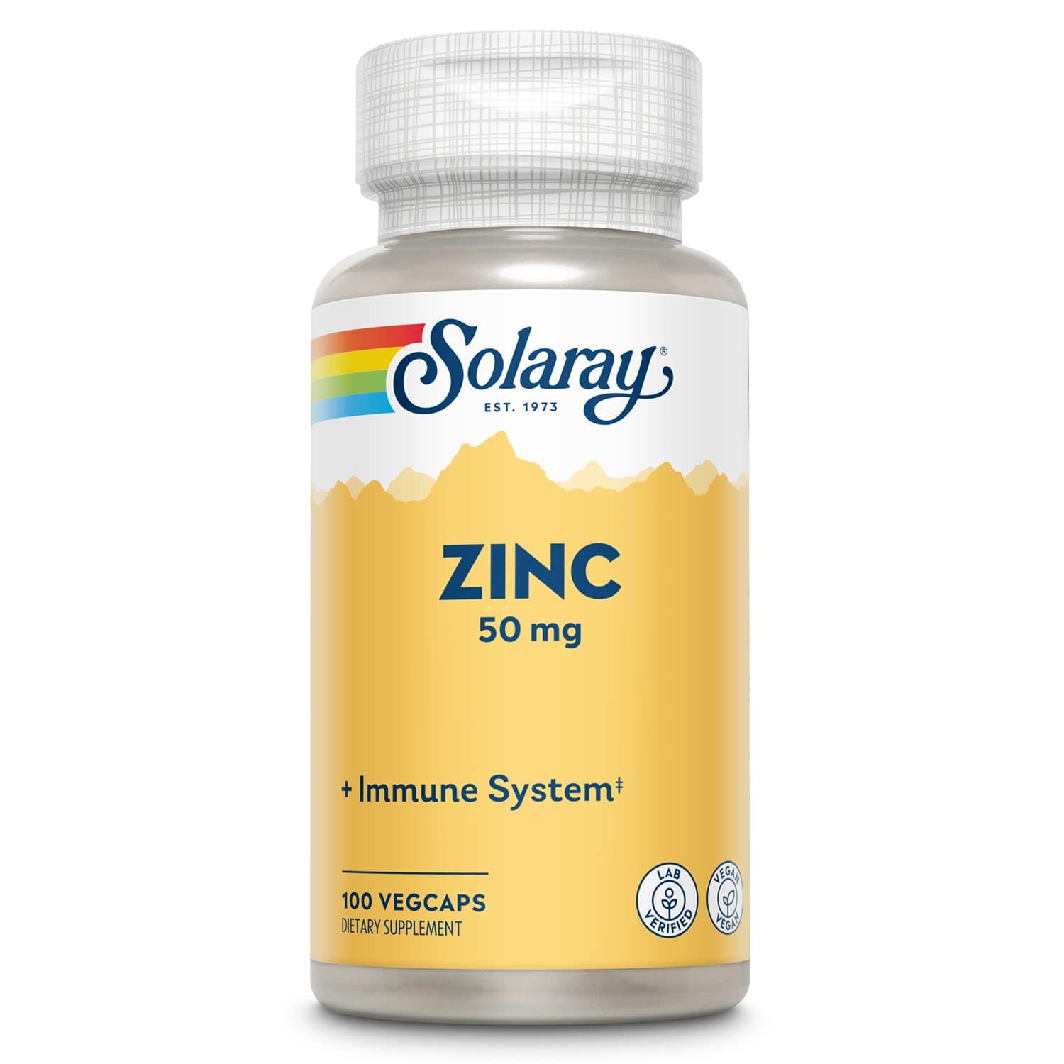 SOLARAY Zinc 50mg Capsules, 100 Count