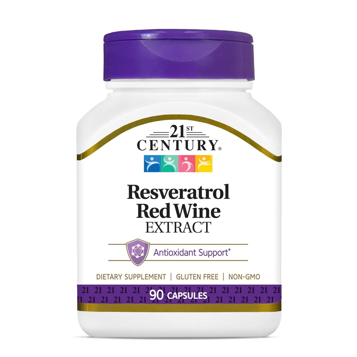 21st Century Resveratrol Red Wine Extract Capsules, 90 Count
