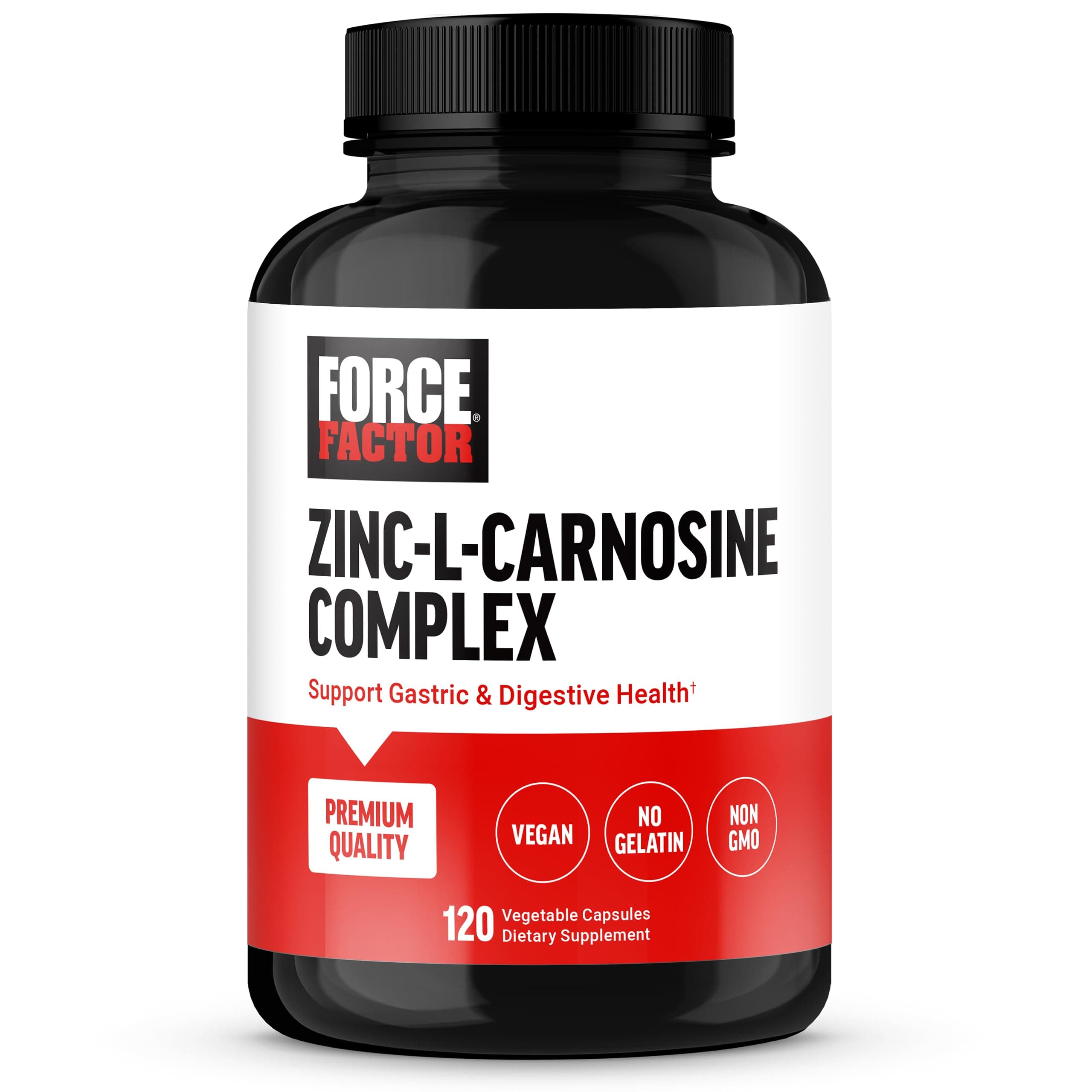 Force Factor Zinc L-Carnosine Capsules, 120 Count