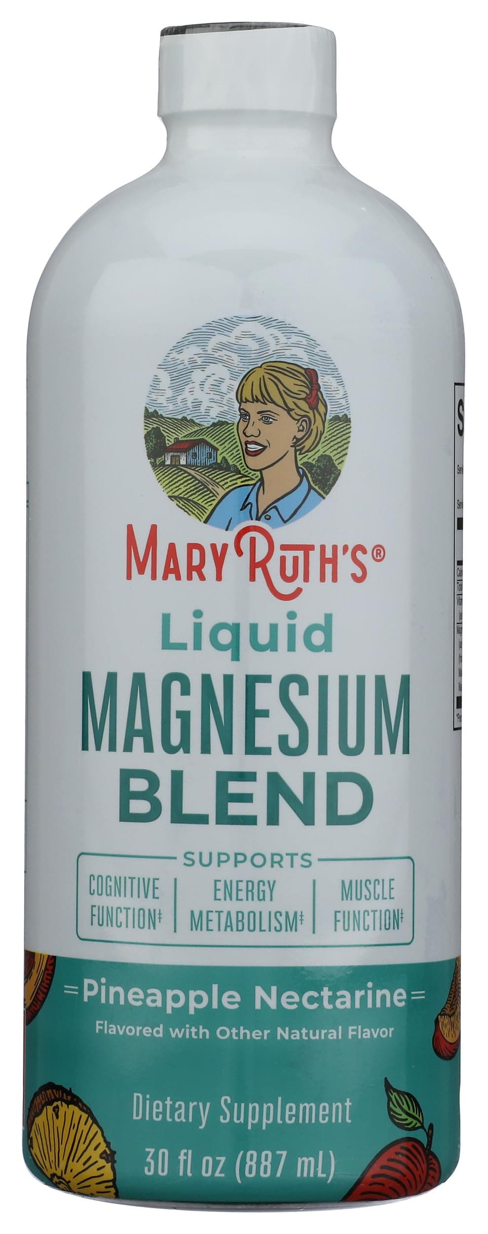 Mary Ruth's Pineapple Nectarine Liquid Magnesium Blend, 30 FL oz