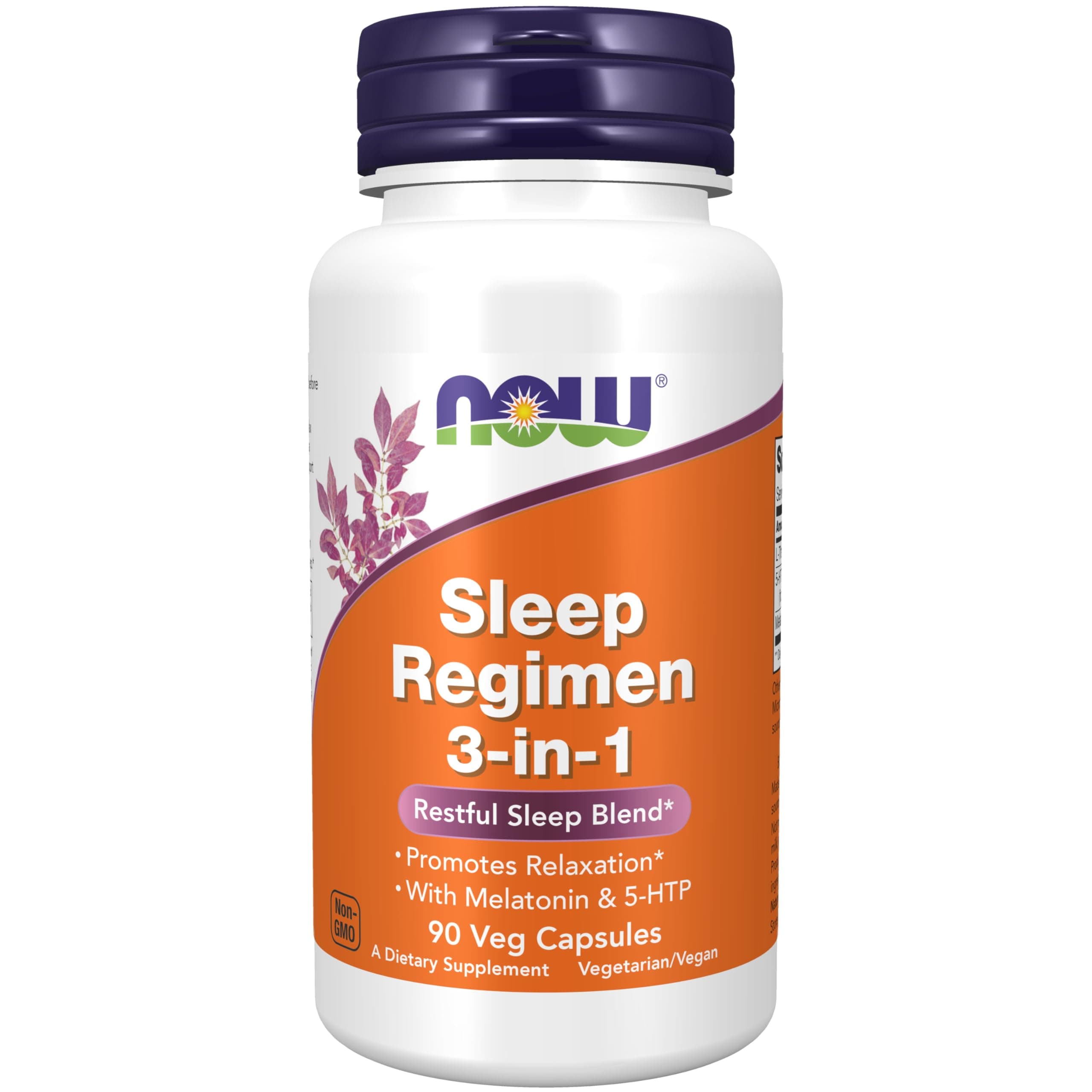 NOW Foods Sleep Regimen 3-In-1, 90 Veg Capsules